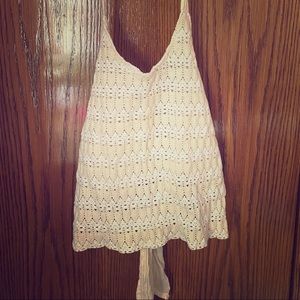 Tie back top